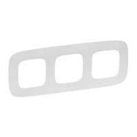 Рамка 3-м Valena Allure универсальная бел. Leg 754303 - УПС инжиниринг