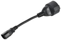 Адаптер PDU 3х1.5 10см с разъемами C14-Schuko ITK PC-C14D-10CM - УПС инжиниринг