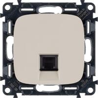 Розетка телефонная 1-м Valena Allure RJ11 с лицев. панелью механизм сл. кость Leg 753838 - УПС инжиниринг
