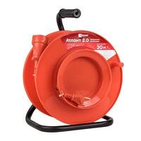 Удлинитель на катушке 1х30м без заземл. 10А IP20 Атлант 2.0 2.2кВт ПВС 2х1 PROxima EKF UKA02-10-210-1-30 - УПС инжиниринг