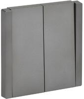 Выключатель 2-кл. СП FORTE&PIANO 10А FP505 сталь IEK FP-V20-0-10-1-K46 - УПС инжиниринг