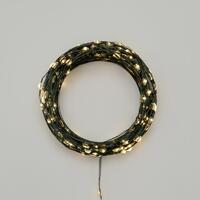 Гирлянда светодиодная "Роса" 50м 500LED тепл. бел. IP20 230В с контроллером провод зел. Neon-Night 303-286 - УПС инжиниринг