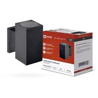 Светильник НБУ CUBE-1хA60-BL E27 IP65 уличный настен. односторон. под лампу 1хA60 алюм. черн. IN HOME 4690612045146 - УПС инжиниринг