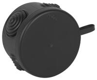 Коробка Тусо распаячная для ОП 60х40мм УХЛ1 черн. Ruvinil 67010МЧ - УПС инжиниринг