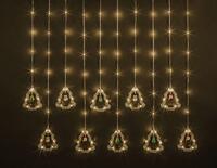 Гирлянда светодиодная "Бахрома" "Елки и фигурки" 95 007 NGF-D034-01 3х0.6м WW IP20 Navigator 95007 - УПС инжиниринг