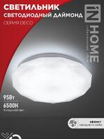 Светильник светодиодный DECO ДАЙМОНД 95Вт 6500К 10000лм 230В 496х85мм IN HOME 4690612058634 - УПС инжиниринг