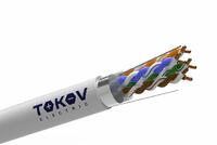 Кабель витая пара F/UTP 4х2х24AWG(0.48мм) кат.5E PVC Fluke tested TOKOV ELECTRIC TKE-C06-F/UTP-42-5E-305 - УПС инжиниринг