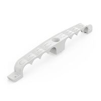 Держатель труб d20мм для прямого монтажа двусторон. на 8 мест сер. (уп.20шт) Промрукав PR13.03293 - УПС инжиниринг