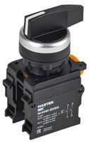 Переключатель 3 полож. 2НО возвратный длин. ручка MASTER IEK MI-SW60-20XB33-4-25-3-K02 - УПС инжиниринг