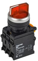 Переключатель 3 полож. 2НО с подсветкой красн. MASTER IEK MI-SW60-20XD-4-14-3-K04 - УПС инжиниринг