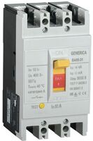 Выключатель автоматический 3п 80А 18кА ВА66-31 GENERICA SAV10-3-0080-G - УПС инжиниринг