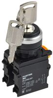 Переключатель 3 полож. 1НО+1НЗ с ключом черн. MASTER IEK MI-SW60-20Y-3-34-3-K02 - УПС инжиниринг