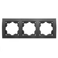 Рамка 3-м Бриллиант горизонт. графит Universal 7947489-Gr - УПС инжиниринг