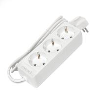 Удлинитель 3х1.5м с заземл. 10А IP20 2.2кВт ПВС 3х0.75 бел. DOMTOK 2373 - УПС инжиниринг