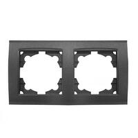 Рамка 2-м Бриллиант горизонт. графит Universal 7947465-Gr - УПС инжиниринг