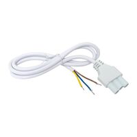 Кабель для подключения светодиодных линейных светильников ДБО-60/120/150 1м 3х0.75 бел. EKF ASC-W-1-LBL - УПС инжиниринг