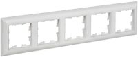 Рамка 5-м BRITE РУ-5-БрАБ арктич. бел./бел. IEK BR-M52-12-K91 - УПС инжиниринг