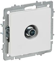 Розетка телевизионная оконечная TV СП BRITE РТВ11-0-БрАБ механизм арктич. бел. IEK BR-A10-O-K91 - УПС инжиниринг