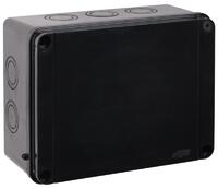 Коробка Тусо распаячная для ОП 300х220х120мм без гермовводов УХЛ1 IP67 черн. Ruvinil 67068Ч - УПС инжиниринг