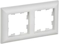 Рамка 2-м BRITE РУ-2-БрАБ арктич. бел./бел. IEK BR-M22-12-K91 - УПС инжиниринг
