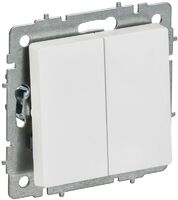 Выключатель 2-кл. СП BRITE ВС10-2-0-БрАБ 10А механизм арктич. бел. IEK BR-V20-0-10-K91 - УПС инжиниринг