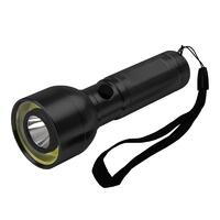 Фонарь ручной AF6-L3W/L2W-bk 3Вт COB+2Вт LED 3хAAA (не в компл.) корпус: алюм. ближн./дальн. свет черн. ФАZА 5044722 - УПС инжиниринг