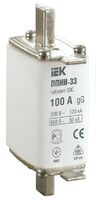 Вставка плавкая ППНИ-33 100А габарит 00С IEK DPP11-100 - УПС инжиниринг
