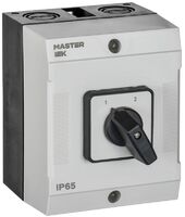 Переключатель кулачковый 16А (сх. 55) в боксе стандартная рукоятка IEK MI-CS20-016-055 - УПС инжиниринг