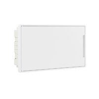 Щиток встраиваемый Фрейм (FRAME) ЩРв-п-18 18мод. с бел. дверцей с 2 шинами PEN на 8 и 10 отверст. бел. DKC F18B1WW - УПС инжиниринг