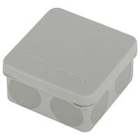 Коробка распаячная 80х80х40мм двухкомпонентн. HF стойкая к УФ прямой монтаж IP67 сер. KOR-80-80-40-9g-2MP Эра Б0060290 - УПС инжиниринг