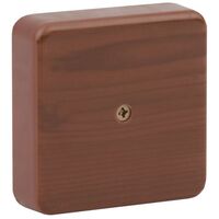 Коробка распаячная 100х100х30 (без клеммы) дуб IP40 Эра Б0031183 - УПС инжиниринг