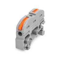 Клемма проходная СМК 222-2411 на DIN-рейку КВТ 87640 - УПС инжиниринг