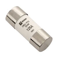 Вставка плавкая цилиндрическая ПВЦ 22х58 125А EKF pvc-22x58-125 - УПС инжиниринг