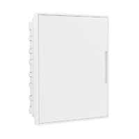 Щиток встраиваемый Фрейм (FRAME) ЩРв-п-24 24мод. с бел. дверцей с 4 шинами PEN (2шт на 8 отверст. и 2шт на 6 отверст.) бел. DKC F24B1WW - УПС инжиниринг