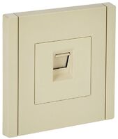 Розетка компьютерная RJ45 кат.5E FORTE&PIANO FP432 ваниль IEK FP-K10-1-K10 - УПС инжиниринг