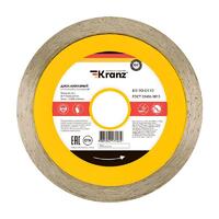 Диск отрезной алмазный сплошной 115х22.2мм Kranz KR-90-0110 - УПС инжиниринг