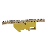 Шина нулевая с изолятором OptiKit BB-D-PE-DIN-24-6х9 желт. КЭАЗ 277851 - УПС инжиниринг