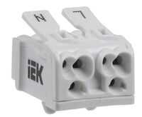 Клемма пружинная соединительная КСПн2-L+N IEK UKZ-B06-2P-F1-E0-10 - УПС инжиниринг