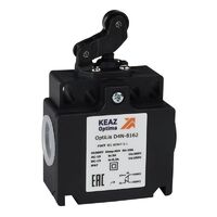 Выключатель концевой OptiLiS D4N-8162 рычаг роликовый горизонт. перемещение EN 50047 XCKT2121P16 КЭАЗ 365316 - УПС инжиниринг