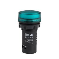 Лампа светодиодная OptiSignal Compact D22 С7-L-F3 зел. 110В AC/DC XB7EV03GP КЭАЗ 362154 - УПС инжиниринг