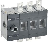 Выключатель-разъеденитель KARAT ВРК без рукоятки 3п 400А IEK KA-VR10-3-0400 - УПС инжиниринг