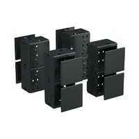 Комплект угловых элементов с пластиковыми заглушками В=200мм (уп.4шт) DKC R5NBP02B - УПС инжиниринг