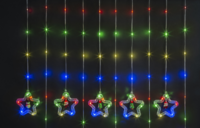 Гирлянда светодиодная "Бахрома" "Звезды и фигурки" 95 014 NGF-D035-03 3х0.6м RGBY IP20 NAVIGATOR 95014 - УПС инжиниринг