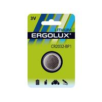 Элемент питания литиевый CR2032 BL-1 (блист.1шт) 3В Ergolux 15076 - УПС инжиниринг