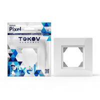 Рамка 1-м Pixel IP44 бел. TOKOV ELECTRIC TKE-PX-RM1-C01-IP44 - УПС инжиниринг