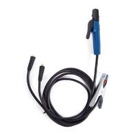 Комплект сварочных проводов КГ 1х16 с электрододержателем с клеммой для подключения к массе вилка СКР 10-25 5м Rexant 16-0773 - УПС инжиниринг