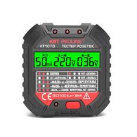 Тестер розеток и УЗО КТ 107D PROLINE КВТ 86321 - УПС инжиниринг