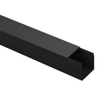 Кабель-канал 40х40 L2000 черн. KK-B-40-40 Эра Б0061745 - УПС инжиниринг