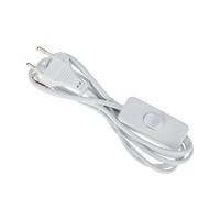 Шнур сетевой 1.8м с выключателем ШВВП 2х0.75 бел. Rexant 11-1133 - УПС инжиниринг