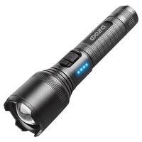 Фонарь аккумуляторный AccuF1-L15WZ-ti 15Вт XHP60 800Лм Li-ion 18650 3.7В 1200мАч (5режимов; с функцией ZOOM; кабель USB-Type-C в комплекте) титан. IPX4 ФАZА 5050419 - УПС инжиниринг